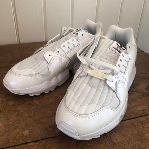 Worn Once - White Adidas Torsion Sneakers
